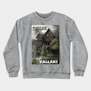 Vallaki Tourism Poster - Barovia Ravenloft D&D Art Crewneck Sweatshirt